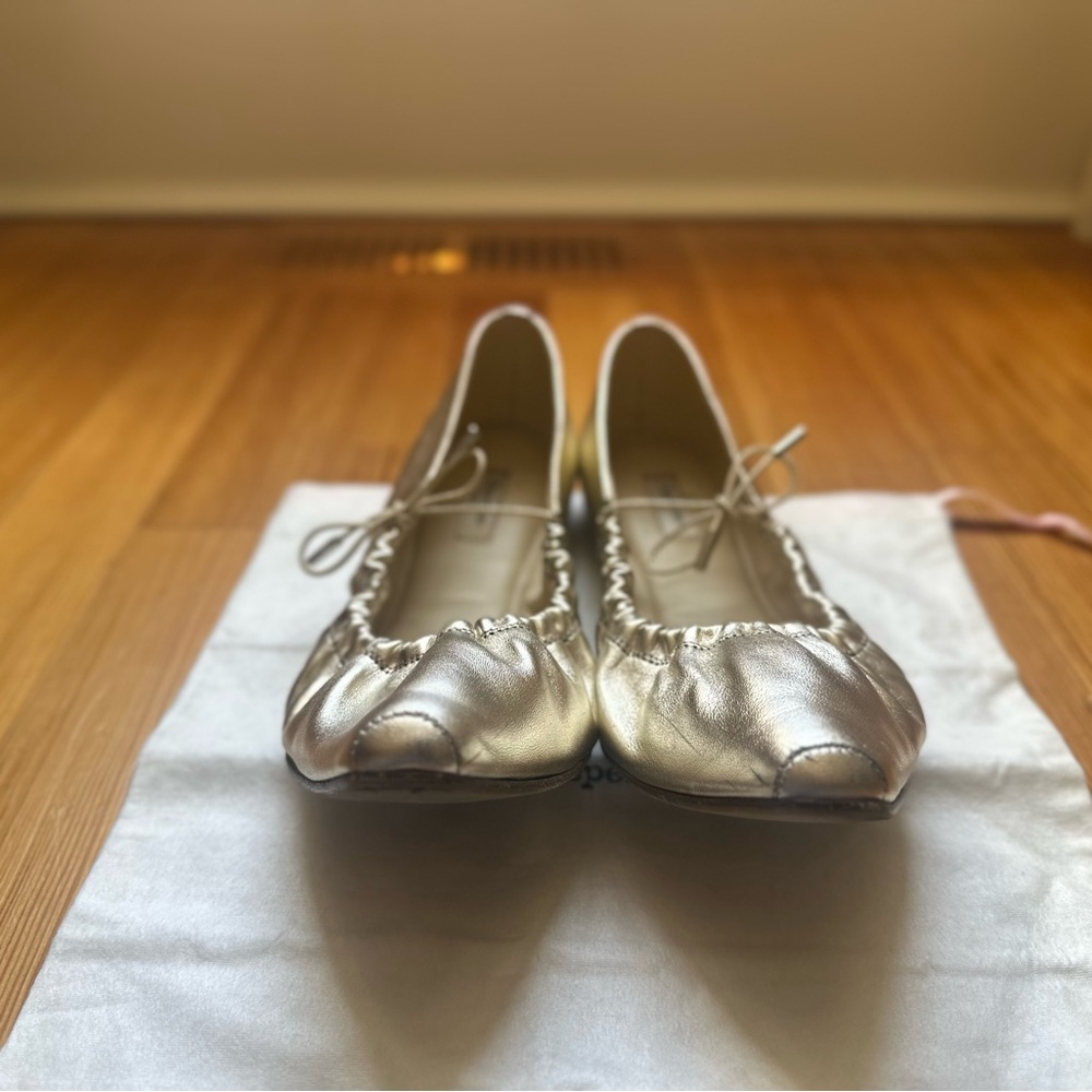 Repetto Women's Metallic Flats - Picture 6 of 7